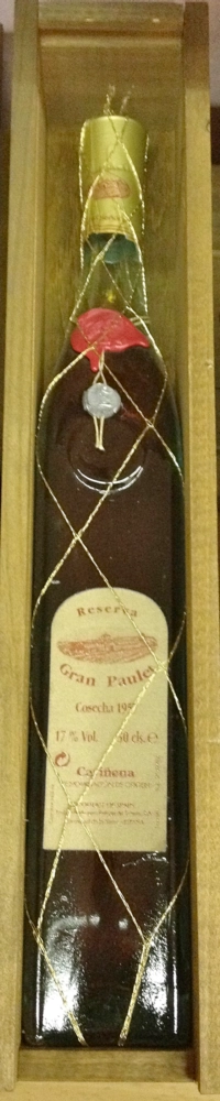 Bodegas del Señorio Martinez Gutierrez Gran Paulet 1959